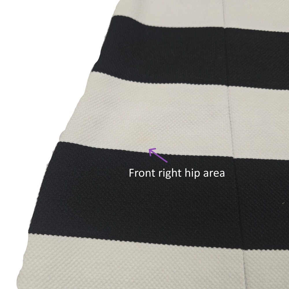 Michael Kors Sleeveless Striped Scoop Back Shift Dress Size PM - Picture 11 of 16